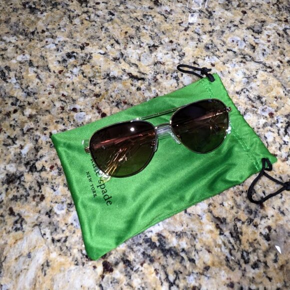 Kate Spade Emmaline Aviator Sunglasses - Picture 1 of 16